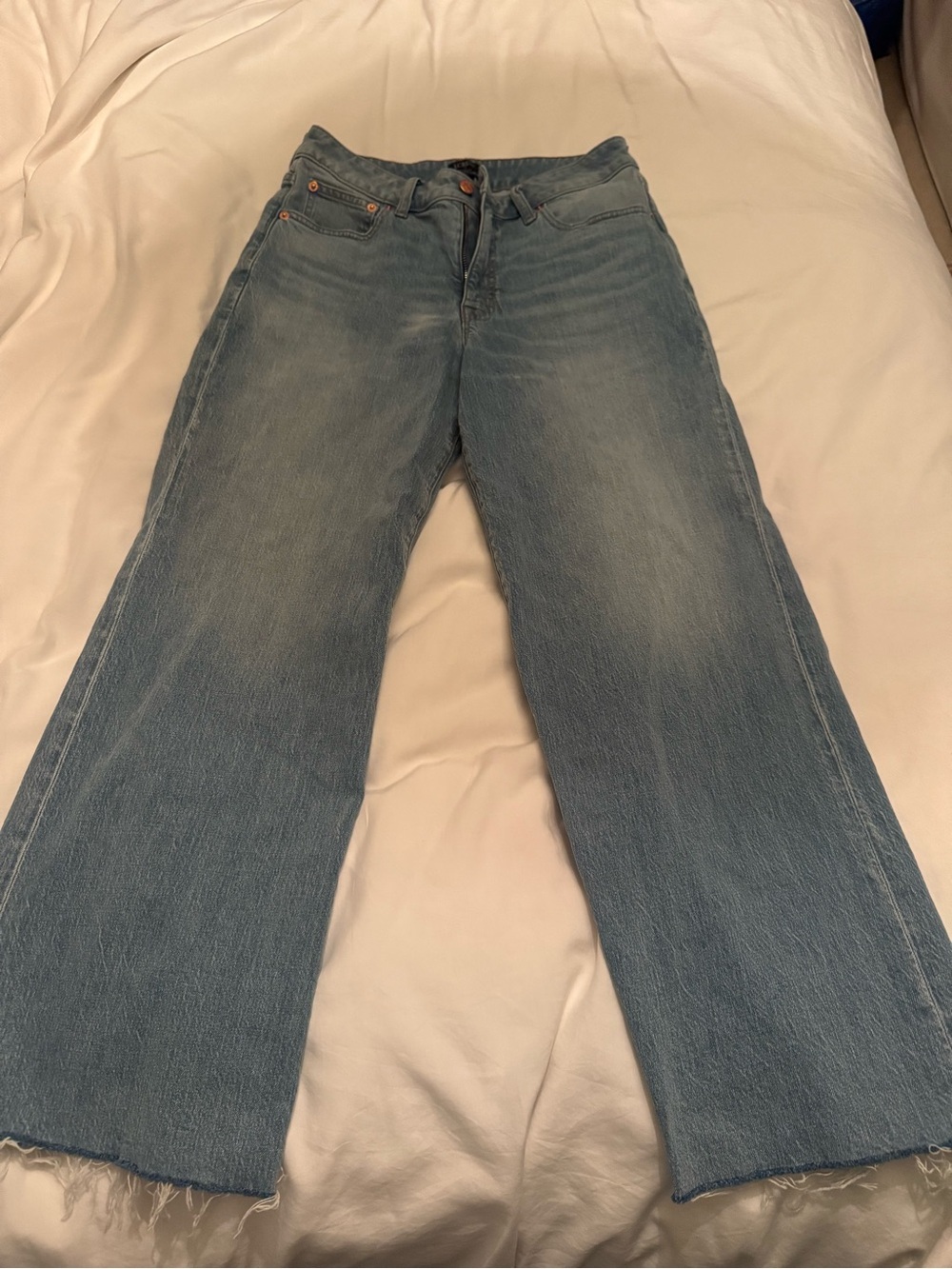 J. Crew Bootcut Jeans in Light Blue Denim
